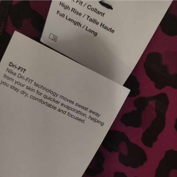 👍 Nike Dri Fit Workout Leggings Size Small Petite. W1 - Picture 4 of 4